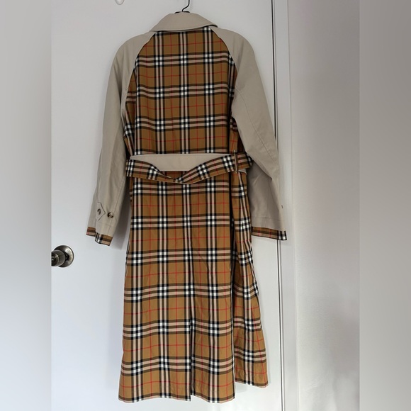 New Authentic Burberry Guiseley Inside Out Cotton Trench coat US6 - Picture 7 of 13